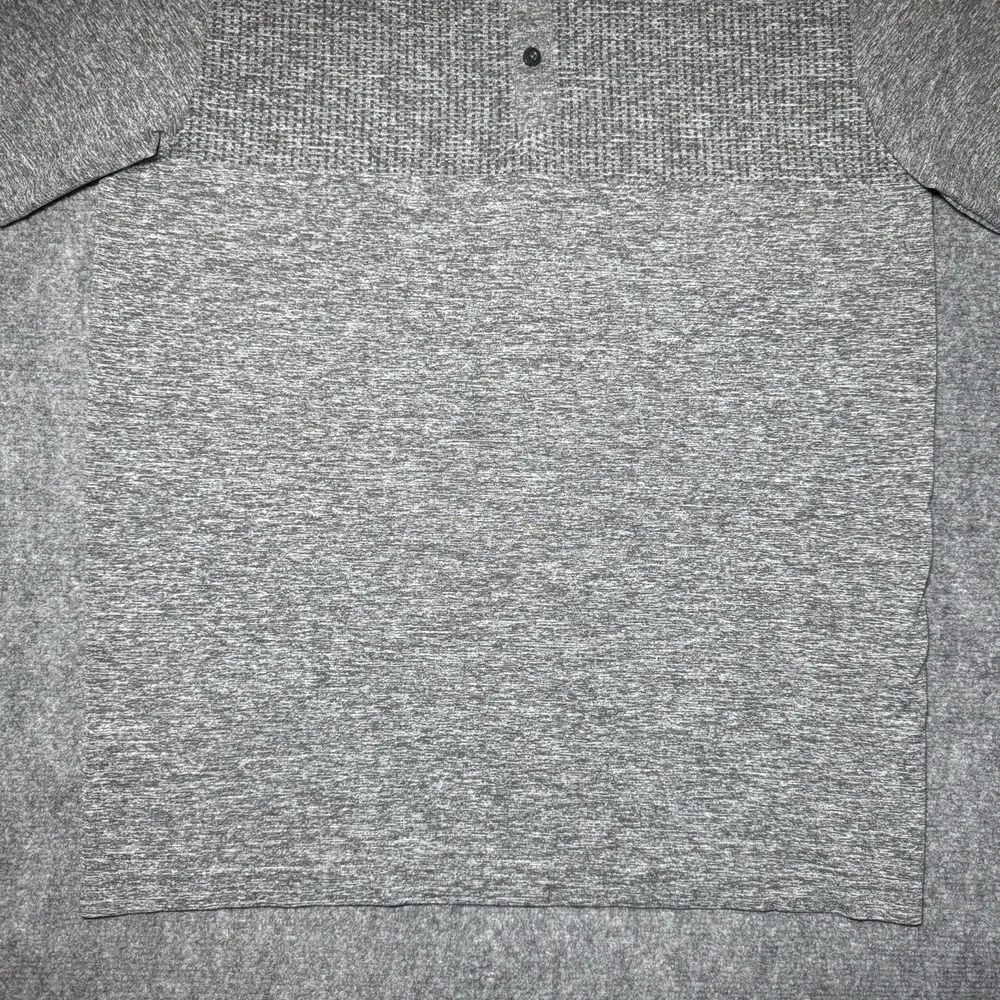 The North Face Polo Men Large Gray Short Sleeve Performance Shirt Golf Wicking